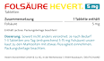 Folsäure Hevert 5 mg Tabletten HEVERT