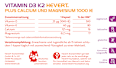 Vitamin D3 K2 Hevert Plus Calcium und Magnesium 1000 IE Kapseln 120 St HEVERT