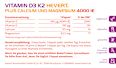 Vitamin D3 K2 Hevert plus Calcium und Magnesium 4000 IE Kapseln 60 St HEVERT