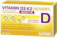 Vitamin D3 K2 Hevert plus Calcium und Magnesium 4000 IE Kapseln 120 St HEVERT
