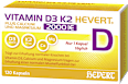 Vitamin D3 K2 Hevert Plus Calcium und Magnesium 2000 IE Kapseln 120 St HEVERT