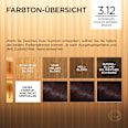 Haarfarbe 3.12 Intensives Kühles Dunkelbraun L'ORÉAL PARiS PRÉFÉRENCE