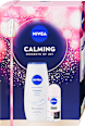 Calming ajándékcsomag, tusfürdővel és golyós dezodorral NIVEA
