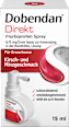 Dobendan Direkt Flurbiprofen Spray 8,75 mg/Dosis Spray zur Anwendung in der Mundhöhle, Lösung, Kirsch- und Minzgeschmack Dobendan