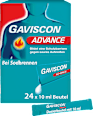 Gaviscon Advance 1000 mg/200 mg Natriumalginat, Kaliumhydrogencarbonat Suspension zum Einnehmen im Beutel 24 á 10ml, Pfefferminz   GAVISCON
