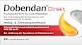 Dobendan Direkt, Wirkstoff: Flurbiprofen 8,75 mg, Lutschtabletten Honig- & Zitronengeschmack Dobendan