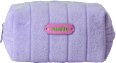 Geantă cosmetică de pluș pouch mov NOELLE
