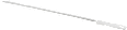 Szczotka do czyszczenia odpływu zlewu, 45 cm VESPERO