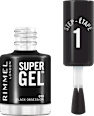 Żelowy lakier do paznokci Super Gel 070 Black Obsession RIMMEL LONDON