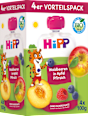 Quetschie Hippis Waldbeeren in Apfel-Pfirsich ab 1 Jahr (4x100 g) HiPP