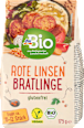 Vegetarisches Hack Rote Linsen Bratlinge dmBio