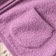 Jacke aus Merinowolle mit Mitwachsfunktion & Reh-Muster, lila, Gr. 86/92 ALANA