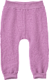 Hose aus Merinowolle & mit Mitwachsfunktion, lila, Gr. 62/68 ALANA