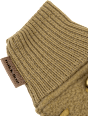 Handschuhe mit Merinowolle, khaki, Gr. 62/68 Mikk-Line