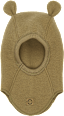 Schlupfmütze mit Merinowolle & Ohren, khaki, Gr. 74/80 Mikk-Line