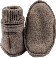 Schuhe mit Merinowolle, braun, Gr. 62/68 Mikk-Line