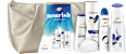 dárková sada nourish + velká kosmetická taštička Dove