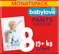 Premium pelene gaćice maxi vel. 8 (19+ kg) babylove