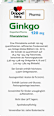 Ginkgo DoppelherzPharma 120 mg Filmtabletten Doppelherz