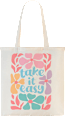 Canvas-Shopper "take it easy" (43x45x0,5 cm) dm