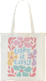 Canvas-Shopper "take it easy" (43x45x0,5 cm) dm