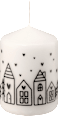 Sveća sa motivom kućica Profissimo