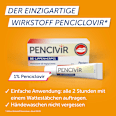 Pencivir bei Lippenherpes 10 mg/g Creme PENCIViR