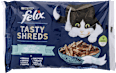 Teljes értékű állateledel felnőtt macskáknak, halas válogatás, 4x80 g Felix