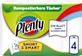 Küchenrolle Halbblatt Short & Smart 2-lagig Plenty
