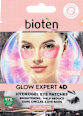 GLOW EXPERT 4D HYDROGEL maska za područje ispod očiju, 1 par bioten