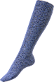 Kniestrümpfe mit Bio-Baumwolle blau Gr. 35-38 Fascino
