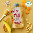 Quetschie Karotte, Mais, Mango und Quinoa, ab 6 Monaten LoveMade Organics