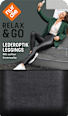 Leggings in Leder-Optik schwarz Gr. 32/34 nur die