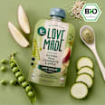 Quetschie Erbsen, Zucchini, Apfel und Quinoa, ab 6 Monaten LoveMade Organics