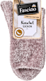 Kuschelsocken mit Chenille-Garn rosa Gr. 39-42 Fascino
