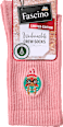 Crew Socken XMAS mit Rentier-Motiv rosa Gr. 39-42 Fascino