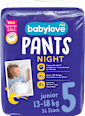 Scutece chiloțel de noapte numărul 5 babylove