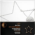 LED Metallstern warmweiß, weiß, (30 cm) Dekorieren & Einrichten