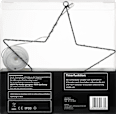 LED Metallstern warmweiß, schwarz (30 cm) Dekorieren & Einrichten