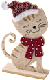 Filzaufsteller Katze, rot-braun BOLTZE