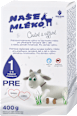 Počiatočná dojčenská mliečna výživa Naše kozie mlieko PRE1 Goldim