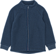 Jacke mit Merinowolle, blau, Gr. 122/128 Mikk-Line