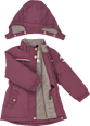Winterjacke mit Rüschen-Details, lila, Gr. 122/128 Mikk-Line