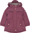 Winterjacke mit Rüschen-Details, lila, Gr. 122/128 Mikk-Line