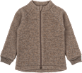 Jacke mit Merinowolle, braun, Gr. 122/128 Mikk-Line