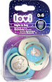 Smoczek 0-6m Night&Day Boy LOVI