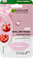 vyplňující textilní maska na rty třešeň & panthenol GARNIER SKIN NATURALS