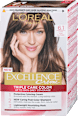 Barva za lase, 6.1 Dark Ash Blonde L'ORÉAL PARiS EXCELLENCE Creme
