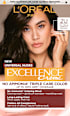 Vopsea permanentă 2U darkest brown L'ORÉAL PARiS EXCELLENCE Creme