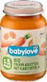 Био бебешка каша Ранни моркови с картофи, 5+м babylove